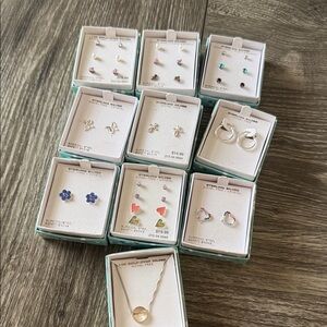 Silver and Gold Kid/Baby Jewelry Set